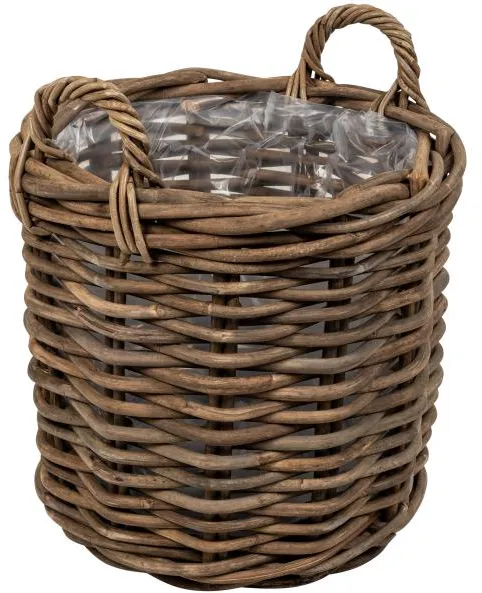 Rund kurv med håndtak Ø45x48cm