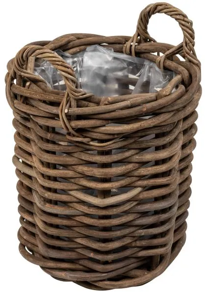 Rund kurv med håndtak Ø40x36cm