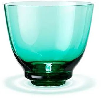 Holmegaard Flow vannglass 35 cl - Emerald green