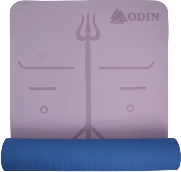 Odin Dual Pink/Blå TPE Yogamatte 0,6cm